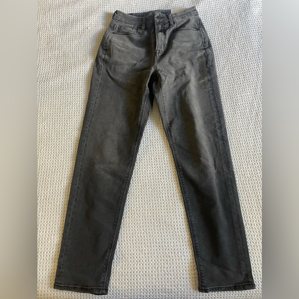American Eagle Curvy Mom Jean Washed Black
